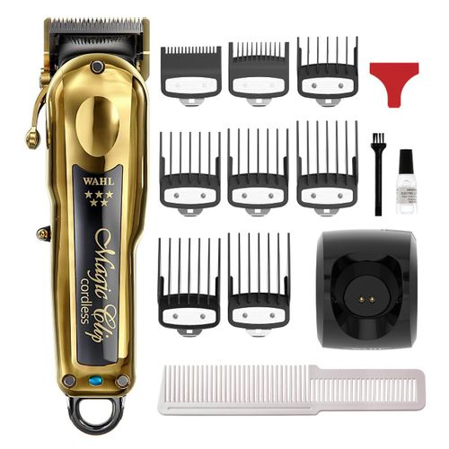 Stars Gold Cordless Clipper Machine - Professional Hair Clippers, Trimmers & Shavers Equipment at Beauty Republic Equipment Store